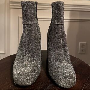 Steve Madden Goldie Silver Ankle Booties